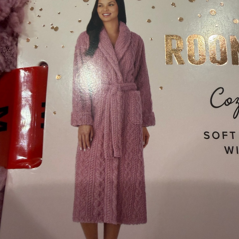 Cozy Wrap Robe - Pink Women’s medium - Picture 4 of 8